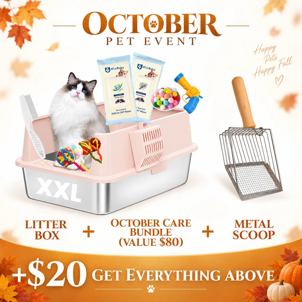 XXL 304 Stainless Steel Cat Litter Box