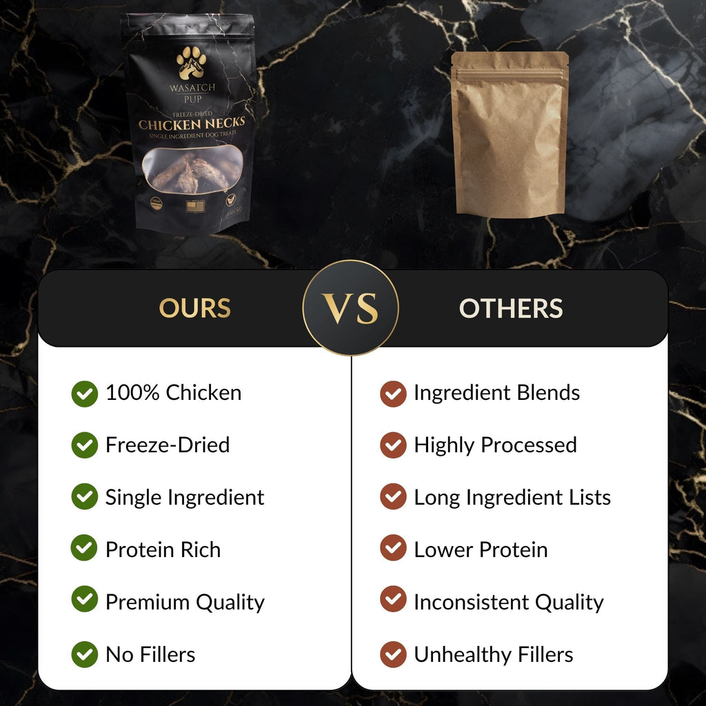 Freeze-Dried Chicken Neck Dog Treats