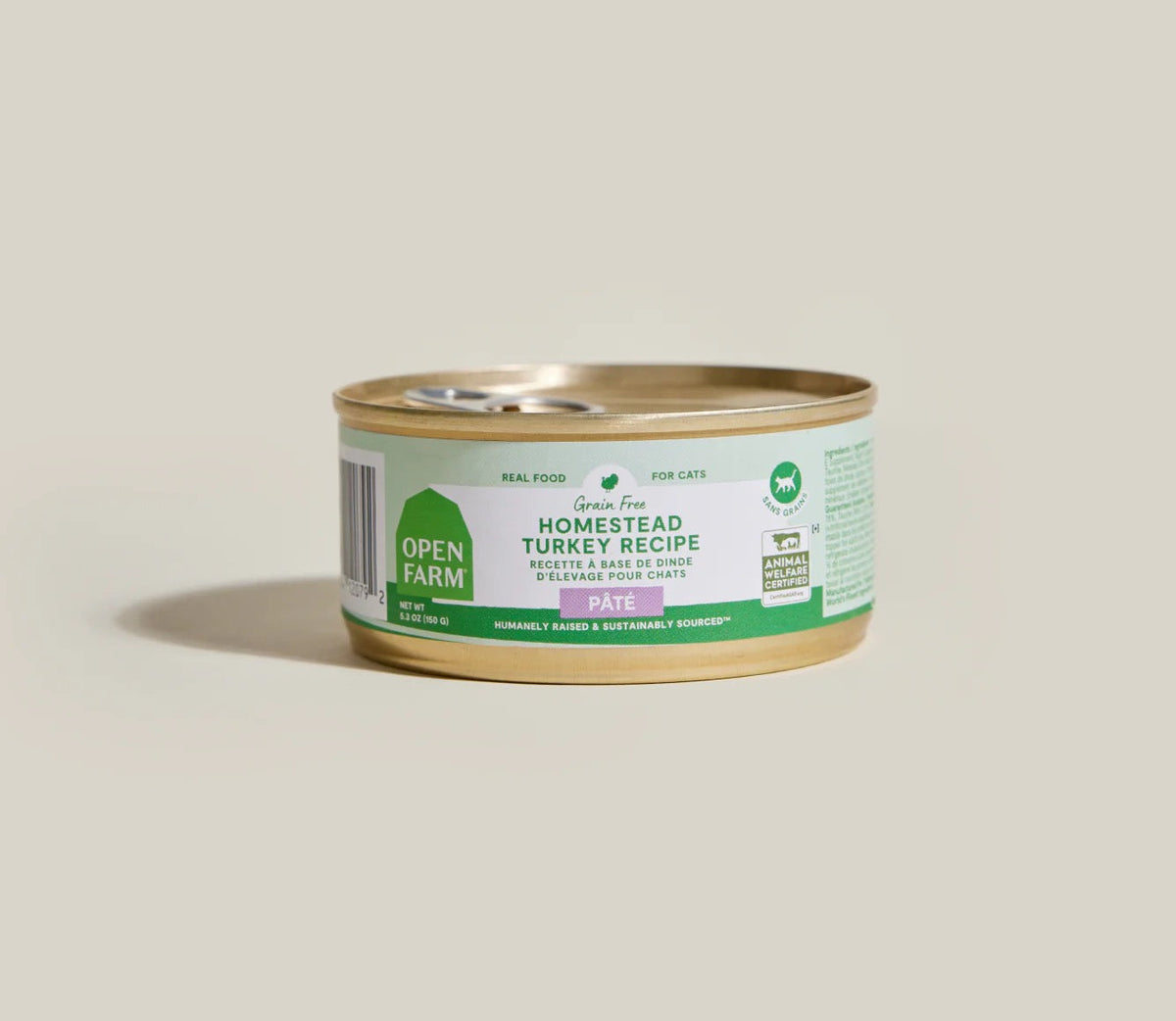 Open Farm Grain Free Homestead Turkey Pate For Cats (2.8oz)