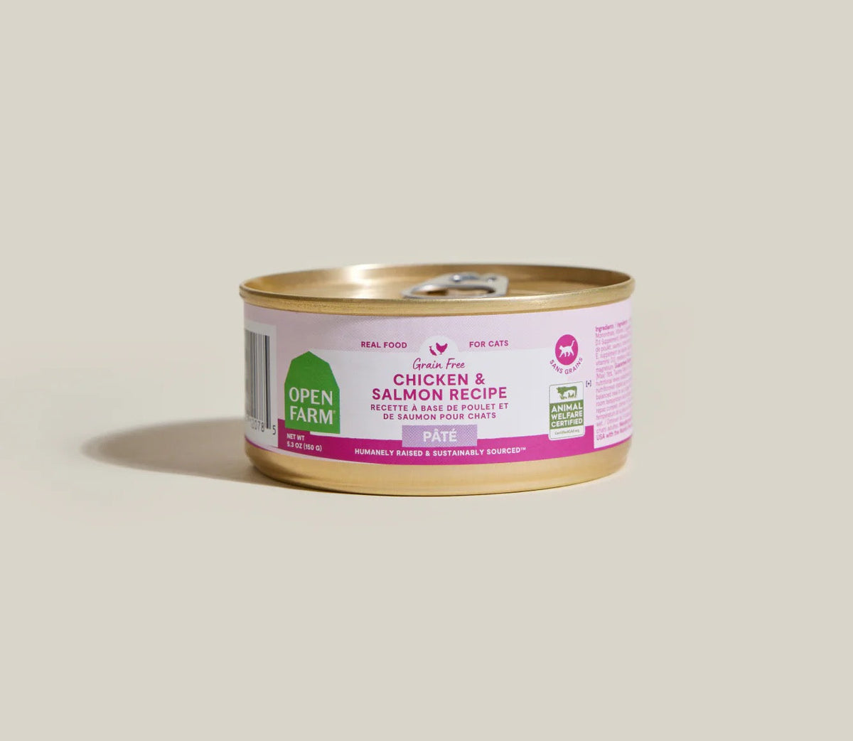 Open Farm Grain Free Chicken & Salmon Pate For Cats (2.8oz)