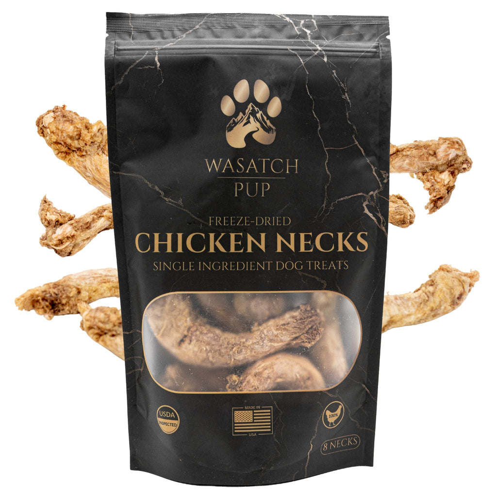 Freeze-Dried Chicken Neck Dog Treats