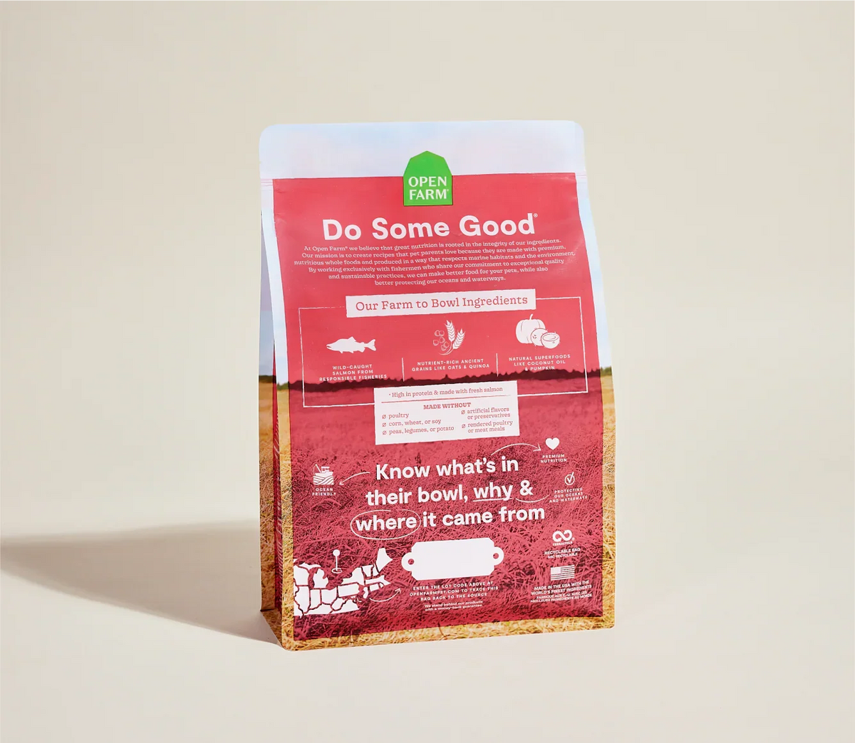 Open Farm Wild-Caught Salmon & Ancient Grains Dry Dog Food