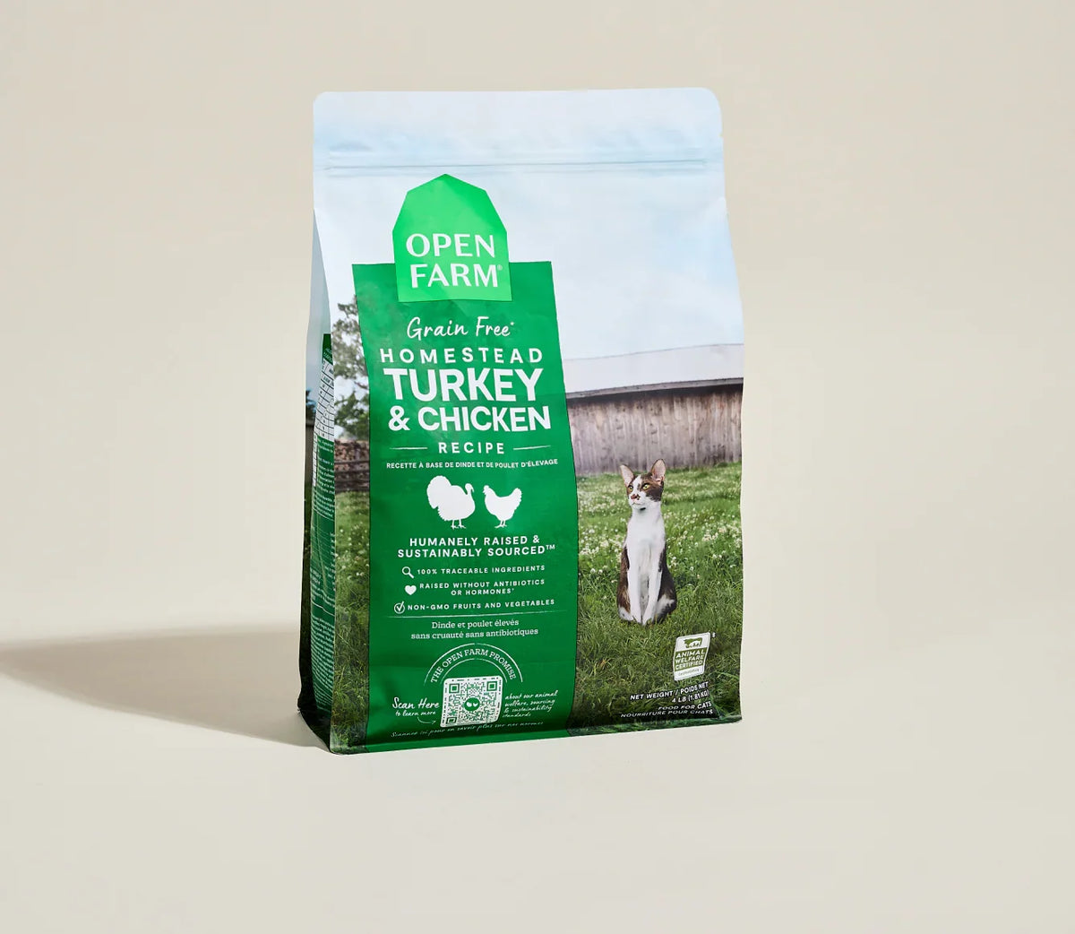 Open Farm Cat Grain Free Homestead Turkey & Chicken