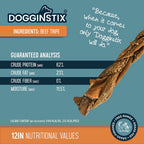 Dogginstix Braided Beef Tripe Natural Dog Chew – Digestible, Nutrient Rich, Omega 3