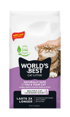 World's Best Multiple Cat Lavender Scented Cat Litter
