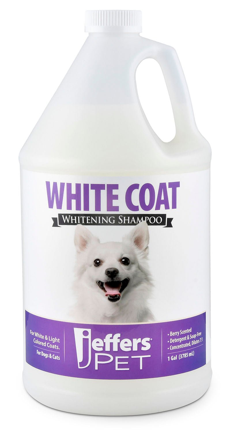 Jeffers Pet White Coat Whitening Dog & Cat Shampoo