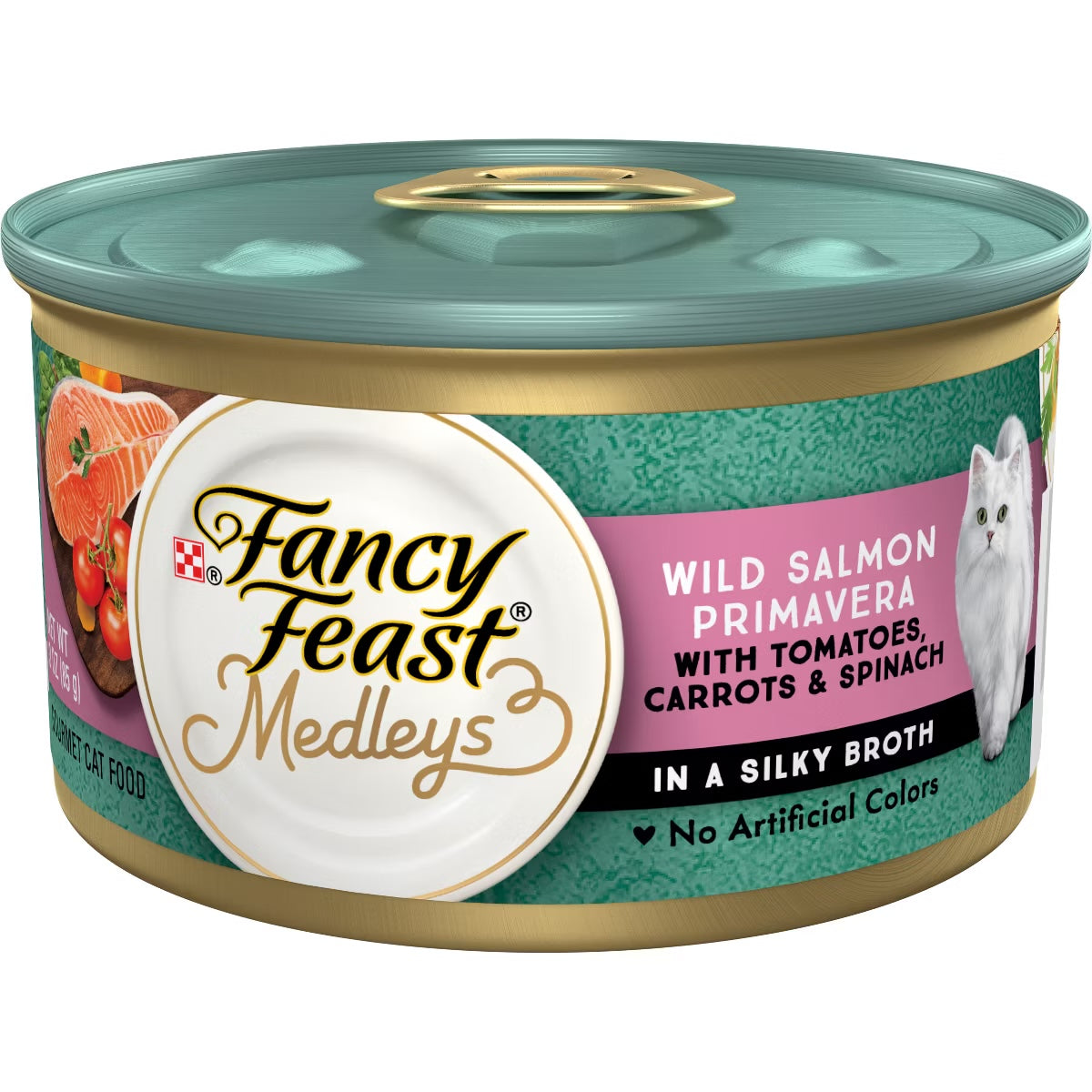 Fancy Feast Medleys Salmon Primavera Wet Cat Food (3oz)